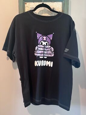 Hello Kitty & Friends x Neff Kuromi Graphic T-Shirt NWOT Medium Black